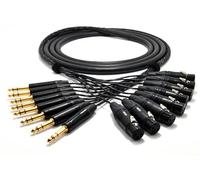 enoaudio Mogami 2932 8 Multicore analógico Cable Snake | Neutrik XLR hembra - 6,3mm TRS | HiFi - 3,0 m