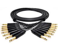 enoaudio Mogami 2932 8 Multicore analógico Cable Snake no-balanceado | Neutrik 6,3mm TS | HiFi - 3,0 m