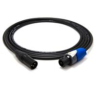 enoaudio Mogami 3082 High-End Cable para altavoces coaxial | Neutrik Gold XLR macho - Speakon | HiFi - 3,0 m