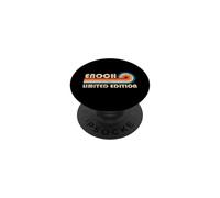 Enoch Retro 70s 80s Sunset Stripe PopSockets PopGrip Adhesivo