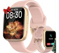 ENOMIR Reloj Inteligente Mujer, Llamadas Bluetooth HD con Cancelación Ruido, Notificaciones TikTok, Seguimiento Menstrual y Embarazo,Sueño y Estrés,110+ Modos Deporte Yoga Pilates, Pago Móvil