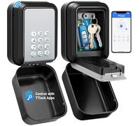 ENONEO Caja de Seguridad para Llaves - TTlock Smart Lock Box Bluetooth Antirrobo [Impermeable IP65 & Acceso de Gestión Avanzada] Exterior Caja Fuerte Llaves Combinacion Caja Llave Seguridad