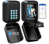 ENONEO Caja de Seguridad para Llaves - TTlock Smart Lock Box Bluetooth Antirrobo [Impermeable IP65 & Acceso de Gestión Avanzada] Exterior Caja Fuerte Llaves Combinacion Caja Llave Seguridad