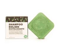 Enooso - Champu Solido Anticaida y Anticaspa con Romero y Biotina, Natural, Mujer y Hombre - Champu Volumen Cabello Fino y Pelo Graso, Detox Shampoo Jabon en Pastilla, Made in Italy, 1x65g