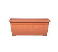 Enorme caja de balcón caja de flores 60 x 24 cm 18 litros maceta terra marrón