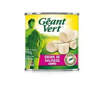 Enorme verde - Corazones de palma cortadas de 110 g - 2 unidades