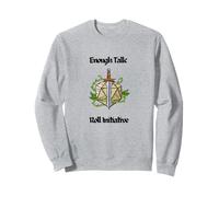 Enough Talk Roll Initiative D20 RPG Role Playing Game Sudadera