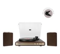 Enova HIFI VELA VP2 - Tocadiscos de vinilo, Bluetooth, Manual, Preamplificador integrado, MM, Tracción por correa, Discos de vinilo, Discos de 45 RPM