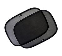 Enovoe Parasol de Coche para Bebé - Parasol Anti-UV, Protección contra el Sol, el deslumbramiento y los Rayos UV - para SUV - Paquete de 2-53x35 cm - Negro