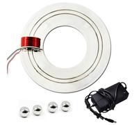 Enpvneer Acelerador Electromagnético de Anillo, Ciclotrón Electromagnético DIY, Acelerador Circular de 1 Bobina DIY, Equipo de Experimentos Científicos, Modelo de Material Didáctico de Física