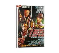 ENQIAOZHANG Imprimir En Lienzo 30x50cm Il buono Il cattivo e il brutto film classico Vintage Poster Canvas Wall Art Immagini per camera da letto Wall Art Regali Decor Senza Cornice