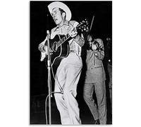 ENQIAOZHANG Imprimir En Lienzo 30x50cm Soul Singer Hank Williams Hey Good Lookin Poster Canvas Wall Art Room Pictures for Bedroom Gifts Decor Senza Cornice