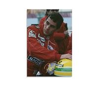 ENQIAOZHANG Pintura De La Lona 30x50cm Ayrton Senna Tela Wall Art Soggiorno Poster Camera da letto Decor Pittura Senza Cornice
