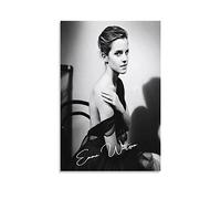 ENQIAOZHANG Pintura De La Lona 30x50cm Emma Watson Poster Canvas Wall Art Room Immagini per Camera da letto Regali Decor Senza Cornice
