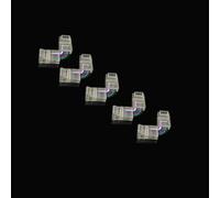 ENQIMAOYI 44pcs 5pin COB LED Strip Light Connector Kit 5-pin 12 mm/0,47 in conector sin soldadura Gapless, conector LED 4pcs + cable para RGBW COB LED Strip Lights