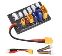 ENQUENTO Cargador Balanceador de Batería Lipo 2-6S, 6 Puertos 40A, con Descargador Integrado, Adaptador de Carga Paralelo, XT60 XT30, Compatible con IMAX B6 Q6 Nano HOTA D6