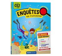 ENQUÊTES EN VACANCES - DU CE2 AU CM1 - CAHIER DE VACANCES 2025: Avec une loupe magique