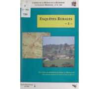 Enquêtes Rurales (1). 1996. Pôle Sociétés Et Espaces Ruraux (ebook)