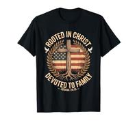 Enraizado en Cristo dedicado a la Familia Josué 24 15 Camiseta