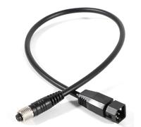 EnRand 1852068 MKR-US2-8 Hum - Cable adaptador de transductor de 7 pines, compatible con Humminbird Fish Finder y Minn Kota Universal Sonar 2 (US2), color negro