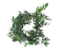 Enredadera Artificial de Hojas de Sauce de 170 cm, Planta Colgante Artificial for Fondo de Bodas, decoración de Paredes y techos(Green)