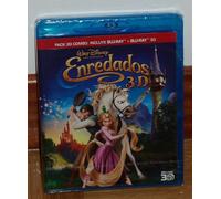 ENREDADOS BLU-RAY 3D + BLU-RAY CLASICO DISNEY Nº 52 NUEVO (SIN ABRIR) A-B-C