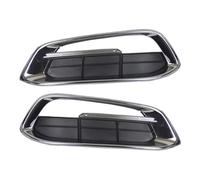 Enrejado antiniebla Compatible Con Ford Para Taurus 2015 2016 2017 Ar Parachoques Delantero Luces Antiniebla Cubierta Para Marco Niebla Lámpara Rejilla Negro Mate(2PCS left and right)