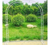Enrejado de arco de jardín para plantas trepadoras, cenador de metal resistente que mejora la decoración del césped al aire libre y el patio trasero