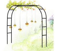 Enrejado de arco de jardín resistente para plantas trepadoras, ideal para soporte de flores y paisajismo al aire libre