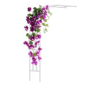 Enrejado de arco para planes de escalada, comida semi para rosas y vides con soporte de boda al aire libre (71 pulgadas de ancho x 94 pulgadas de alto)