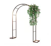Enrejado de comida para planes de escalada, boda, soporte floral de 0,8 x 2,0 m, tamaños de 2,8 x 2,50 m, color marrón, decoración exterior para jardines y jardines