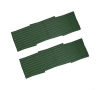 Enrejado de jardín ajustable de PVC para plantas trepadoras, incluyendo vides de clemátides y rosas trepadoras con construcción resistente a la intemperie (2 piezas)