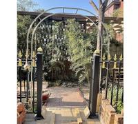 Enrejado de jardín de acero inoxidable para rosas trepadoras, decoración exterior resistente a la intemperie para césped, jardín y terraza, soporte ideal para vides y diseño vertical de jardín