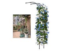 Enrejado de jardín de metal para rosas trepadoras, soporte de pared para uso en interiores y exteriores, ancho ajustable de 60 a 240 cm, perfecto para cenadores y exhibición de plantas