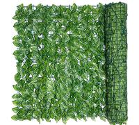 Enrejado de jardín expandible con paneles de hojas artificiales para balcones, patios y vallas, enrejado verde decorativo para una mayor privacidad al aire libre
