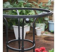 Enrejado de jardín para plantas trepadoras, soporte de obelisco metálico para entrenamiento de rosas, clemátides, lúpulos y otras especies enredaderas (185 cm)
