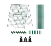 Enrejado de jardín para plantas trepadoras, soporte plegable para verduras | Enrejado de plantas trepadoras para patio, balcón, patio, invernadero, túnel de politúnel, granja al aire libre