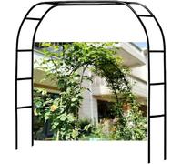 Enrejado de metal resistente a la intemperie, arcos de rosas de 1,2 m a 3,7 m para jardín, entradas, bodas, arcos, decoración, soporte para plantas (tamaño: 280 x 25 x 220 cm)