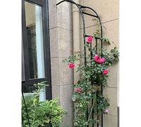Enrejado de metal resistente para plantas trepadoras, soporte de pared resistente a la intemperie para rosas, vides y jardines al aire libre, cenador perfecto para jardinería vertical