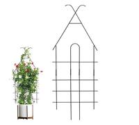 Enrejado de plantas para interiores, ajustable, resistente al óxido | Estacas de enrejado de jardín para plantas en maceta, hiedra, jazmín, pothos, flor de Monstera