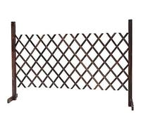 Enrejado extensible for jardín, paneles de celosía autoportantes de madera maciza for exteriores, celosía decorativa for vallas. valla jardin(100cm)