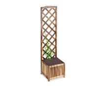 Enrejado jardin madera soporte para plantas macetero decorativo 20 kg 3 cm
