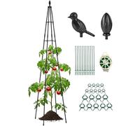 Enrejado para plantas trepadoras al aire libre, 160 cm, forma A, altura | Jardín para plantas trepadoras para frutas, flores, rosas, judías, interior, exterior, balcón, arriate alto