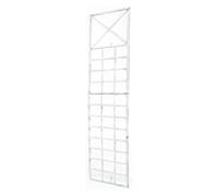 Enrejado trigo 200 x 40 cm metal blanco antiguo 2x40x198 cm