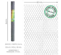 Enrejado Triple Torsion 19/ 60 cm. Rollo 50 Metros Uso Domestico