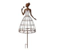Enrejado vintage de metal para jardín para plantas de vino | Estas encantadoras trellis de metal vintage para mujer proporcionan un soporte resistente para vinos y flores al aire libre