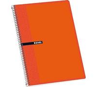 Enri 100430100 - Cuaderno liso, 80 hojas, tapas blandas, colores surtidos