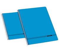 Enri Oficina - Pack de 10 cuadernos espiral tapa blanda, 4º