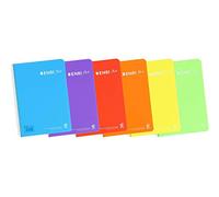 Enri Pack de 5 Cuadernos Folio una Línea Tapas de Plástico