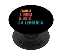 Enrico L'Uomo Il Mito La Leggenda Festa di Compleanno PopSockets PopGrip Adhesivo